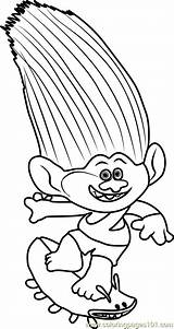 Trolls Coloring Pages Diamond Guy Aspen Template Dreamworks Colouring Printable Print Creek Sheets Coloringpages101 Color Getcolorings Kids 800px 79kb sketch template