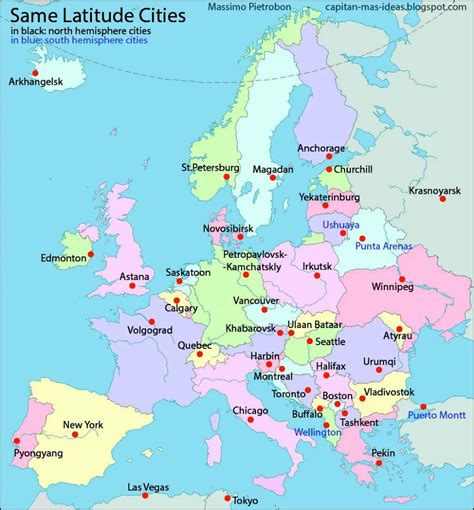 major european cities overlaid   map  texas vivid maps europe map map city