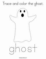 Ghost Trace Coloring Color Preschool Halloween Worksheets Noodle Twistynoodle Choose Board Cursive Kids Twisty sketch template