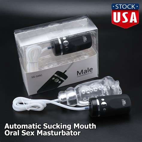 Automatic Sucking Licking Oral Sex Toy For Men Blow Job