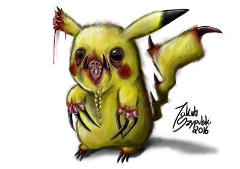 pikachu zombie  szypu  deviantart