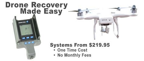rc model drone tracking recovery eureka products