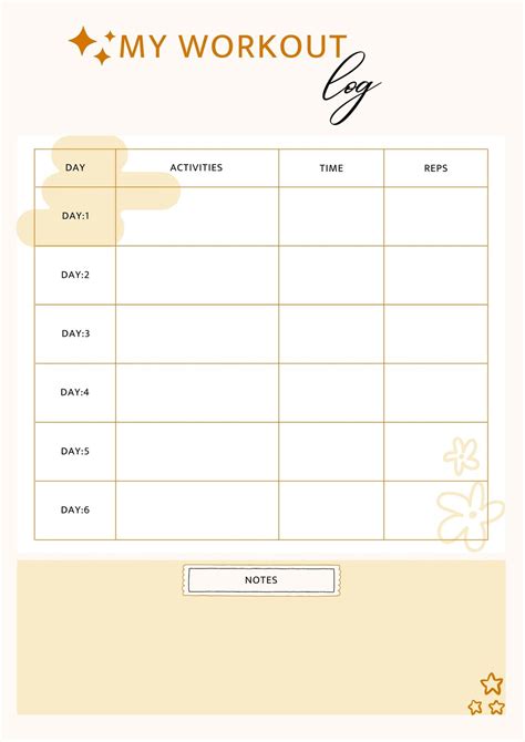 work  charts template
