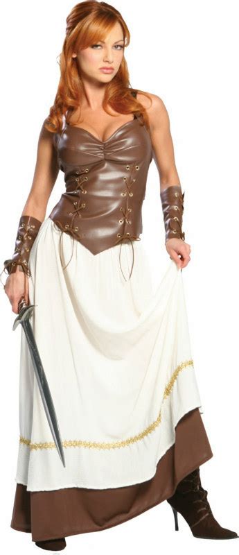 Viking Warrior Princess Adult Costume [historical Costumes] In Stock