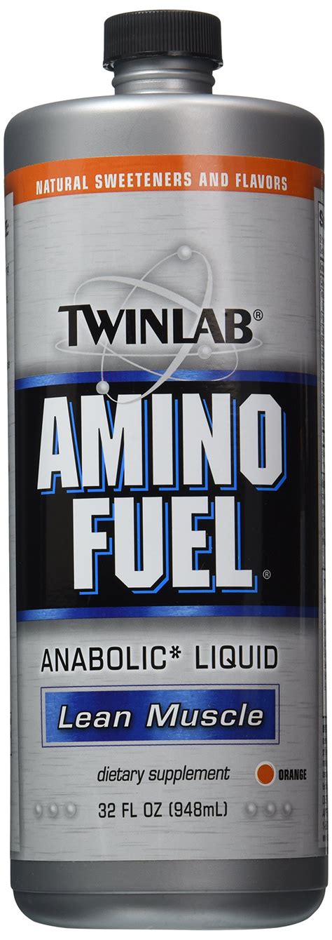 Twinlab 1156 Amino Fuel Liquid Orange Rush 32 Fl Oz