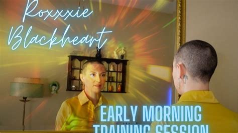roxxxie blackheart early morning training session hd 1080p mp4 nyxons