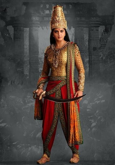 Anushka Warrior Queen Look In Rudhramadevi Onlytelugu