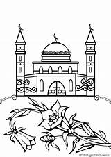 Coloring Mosque Kids Masjid Drawing Pages صور تلوين مساجد Colouring Ramadan Jawaher Boyama sketch template