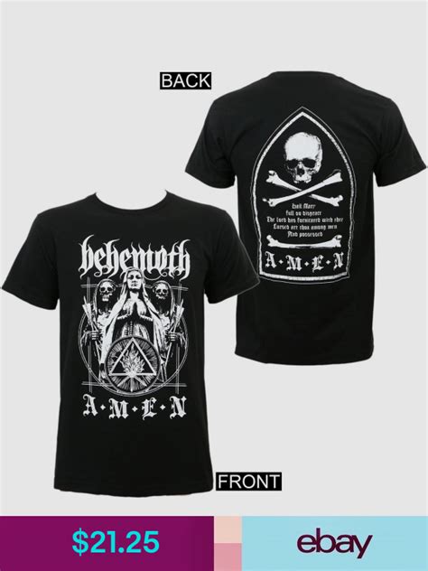 Authentic Behemoth Band Amen Slim Fit T Shirt S M L Xl 2xl