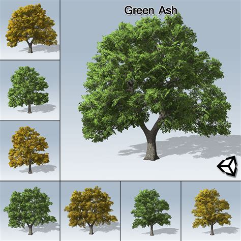 green ash unity speedtree