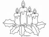 Advent Coloring Candles Christmas Pages Drawing Calendar Printable Color Getdrawings Getcolorings sketch template