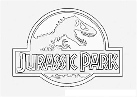 jpg dinosaur coloring pages jurassic park jurassic park logo