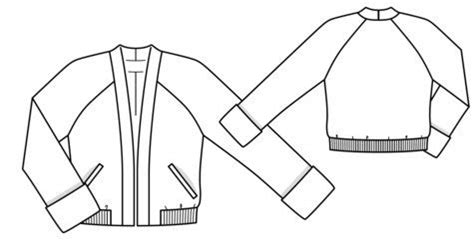 open jacket   sewing patterns pattern sewing