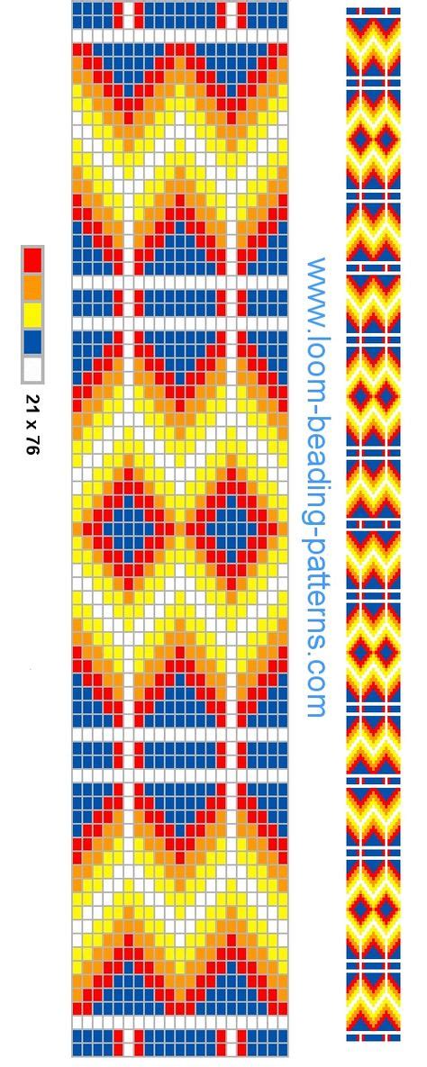 printable loom beading patterns visit images search yahoo