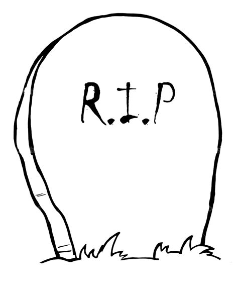 blank tombstone template clipart