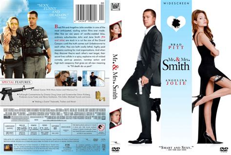 Mr And Mrs Smith Movie Dvd Custom Covers 346mr