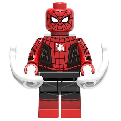 Minifigure Spider Man Red Black Far From Home Marvel Super