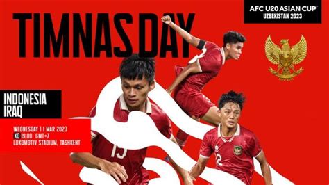 Line Up Timnas U20 Indonesia Vs Irak Piala Asia U20 2023 Ronaldo