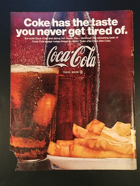 coca cola soda beverage ads magazine print etsy