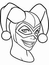 Quinn Harley Coloring Pages Face Herley Printable Bestcoloringpagesforkids Via sketch template