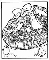 Easter Coloring Pages Basket Crayola Adults Kids Printable Egg Bunny Print Detailed Colouring Color Bestcoloringpagesforkids Pasen Gif Colors La Different sketch template