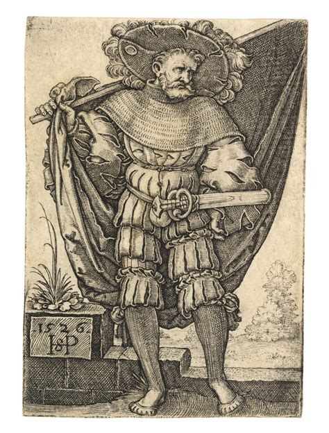 Hans Sebald Beham 1500 1550 Standard Bearer Christie’s
