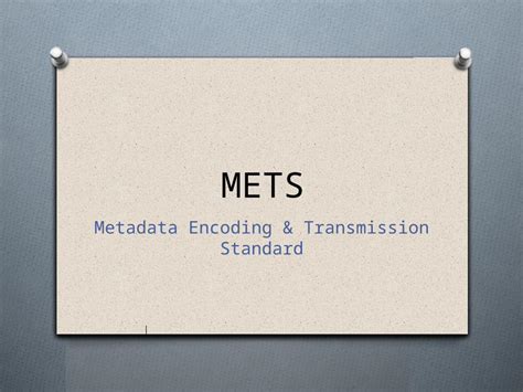 mets metadata encoding transmission standard gliederung   ist mets  aufbau  die