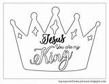 Coloring Pages Jesus King Color Romans Colouring Inspirational Kids Template Bible Board Choose Preschool Overflows Cup Craft sketch template