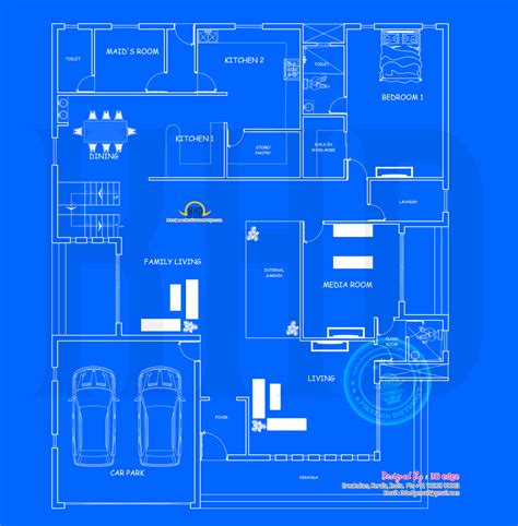 blueprint plan  house architecture kerala home design  floor