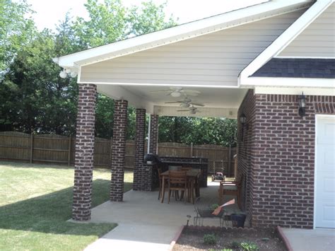 garage  outdoor kitchen traditional patio   don
