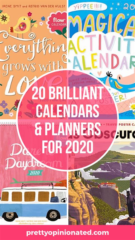 20 Brilliantly Fun And Unique Calendars And Planners For 2020 Pretty