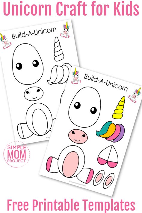 pin  unicorn crafts  kids