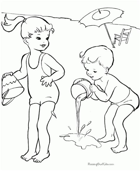 summer coloring pages  printable