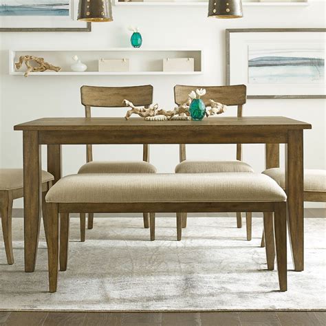 nook   rectangular dining table oak kincaid furniture