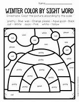 Sight Igloo Prek Practice Kindergartners Keeper sketch template