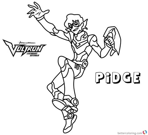 voltron coloring pages pidge  printable coloring pages