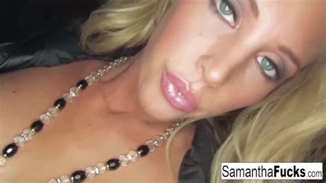 Samantha Saint Teases Thumbzilla