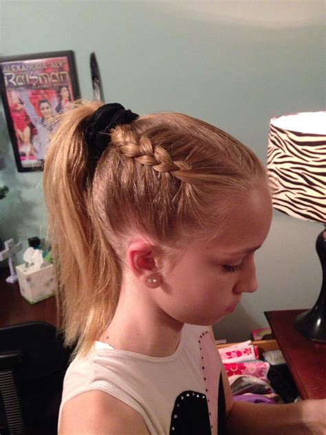Pin By Jen Bel 2 On Hairstyles Gymnastics Hair Sports Hairstyles