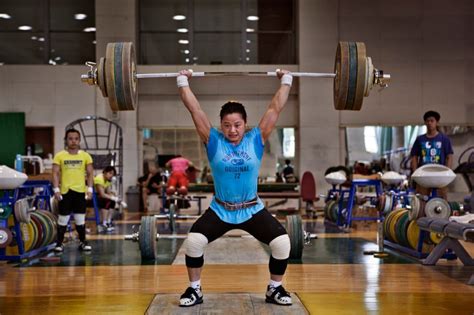 james nachtwey s photos of china s female weight lifters