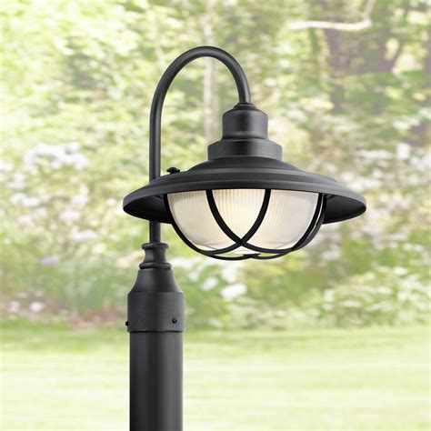 black    high post light outdoor lighting lamps