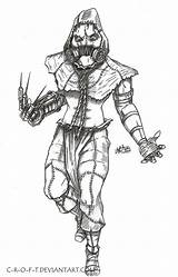 Scarecrow Arkham Batman Asylum Coloring Pages Fan Drawings Deviantart Sketch Template Group Games sketch template