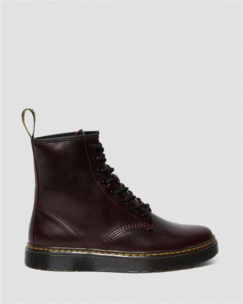 dr martens casual laarzen thurston leren laarzen oxblood atlas damesheren eidesia