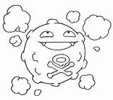 Koffing Pokemon Drawing Draw Easy Step Lesson sketch template
