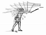 Atlatl Spear Thrower Hunting Say Texasbeyondhistory Survival Weapons Sling Tennis Swings Serve Motion Hunter Much Using Choose Board Kids sketch template