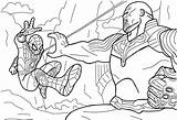 Thanos Coloring Infinity Avengers Dibujos Endgame Kostenlos Charakter Schlechter Coloringonly Drucken Asd3 sketch template