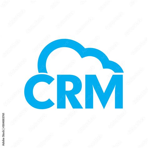 crm logo business logo cloud company logo stock vector adobe stock