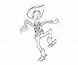 Sheriff Woody Coloring sketch template