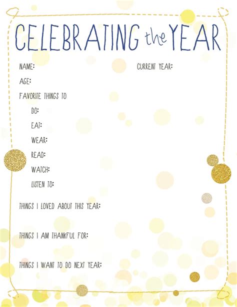 year  printables printable word searches