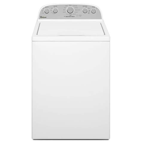 whirlpool  cu ft white high efficiency top loading washer wtwdw
