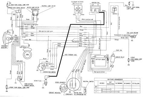 honda trail ct wiring diagram wiring draw  schematic